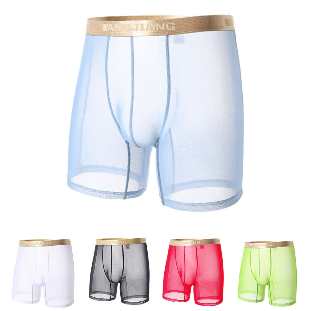Boxer Shorts Modal - Boxer da uomo in rete trasparente,